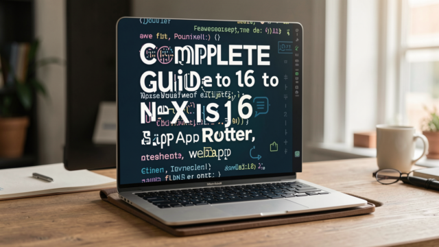 Complete Guide to Next.js 16 App Router webapp