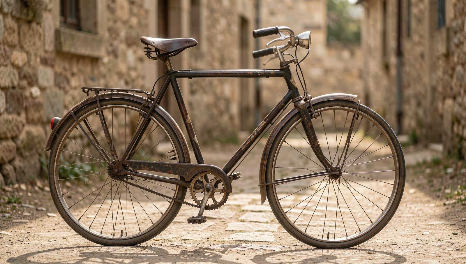 A collection of historical bicycles showcasing their evolution over time.