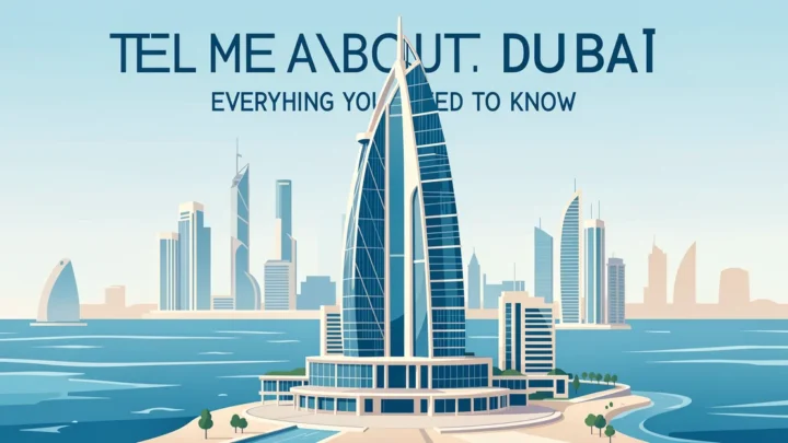 Featured image: Professional featured image for: Tel Me About Dubai: Everything You Need to Know. Clean editorial il