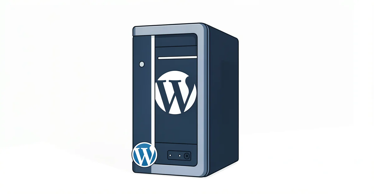Featured image: Professional featured image for: How to install wordpress on synology nas. Clean editorial illustrat
