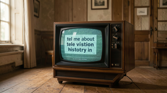 tel me about tele vision history in details
