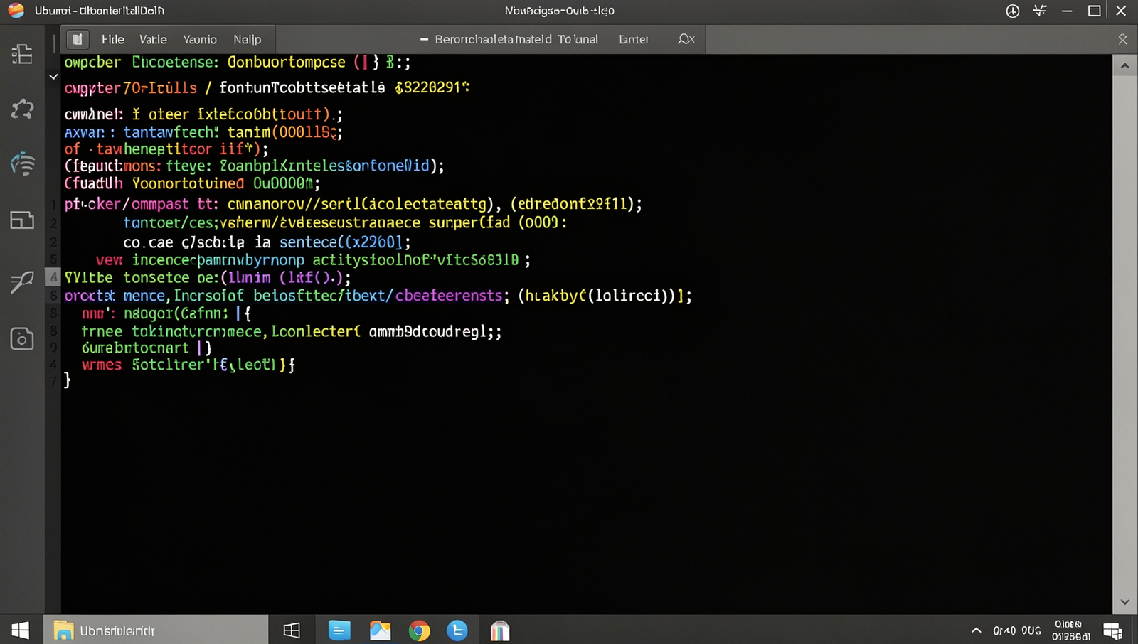 Realistic computer screen displaying Docker Compose installation command in a Linux terminal.