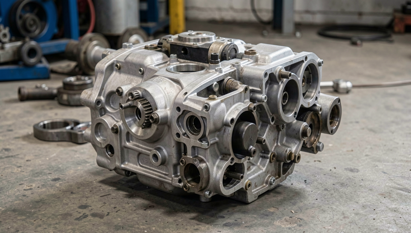 Detailed components of Light Speed Diesel in realistic natural lighting.