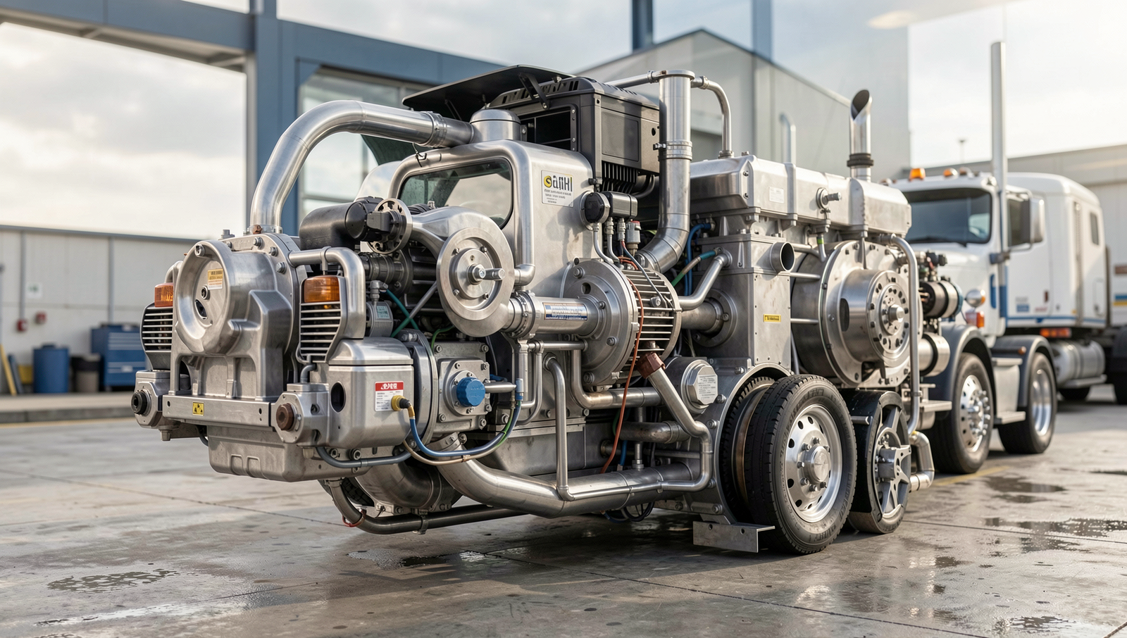 Detailed diagram illustrating the production process of light speed diesel.