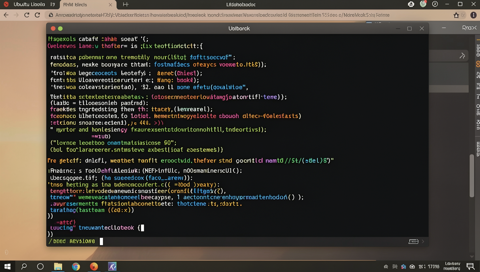 Creating a new workbook on a Linux desktop with realistic application UI.