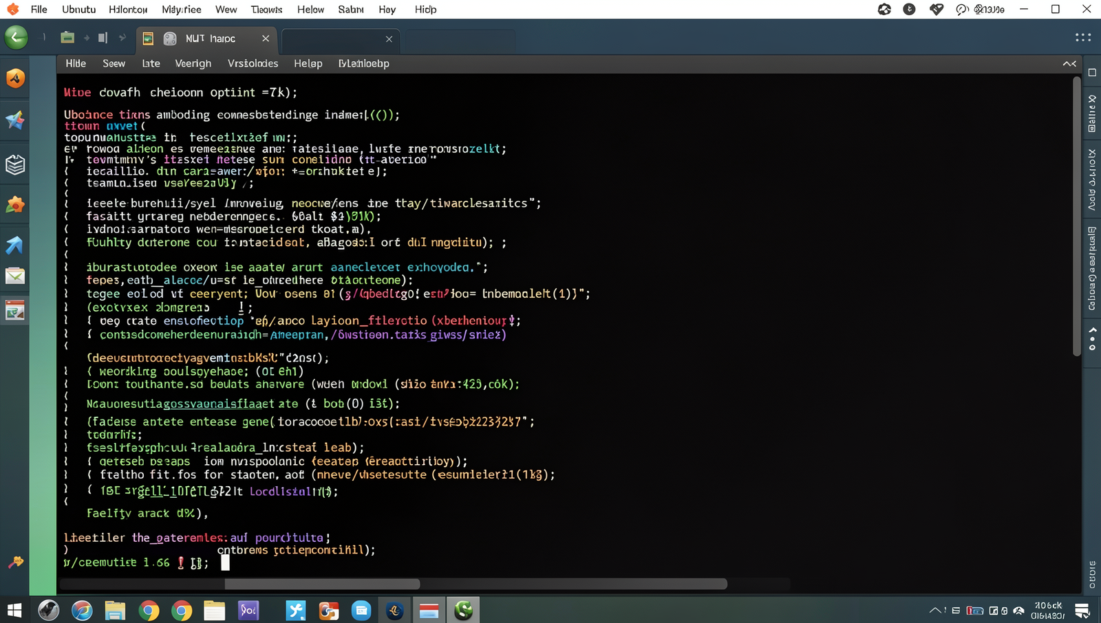 Screenshot of Linux desktop showing image insertion options in a tutorial application.