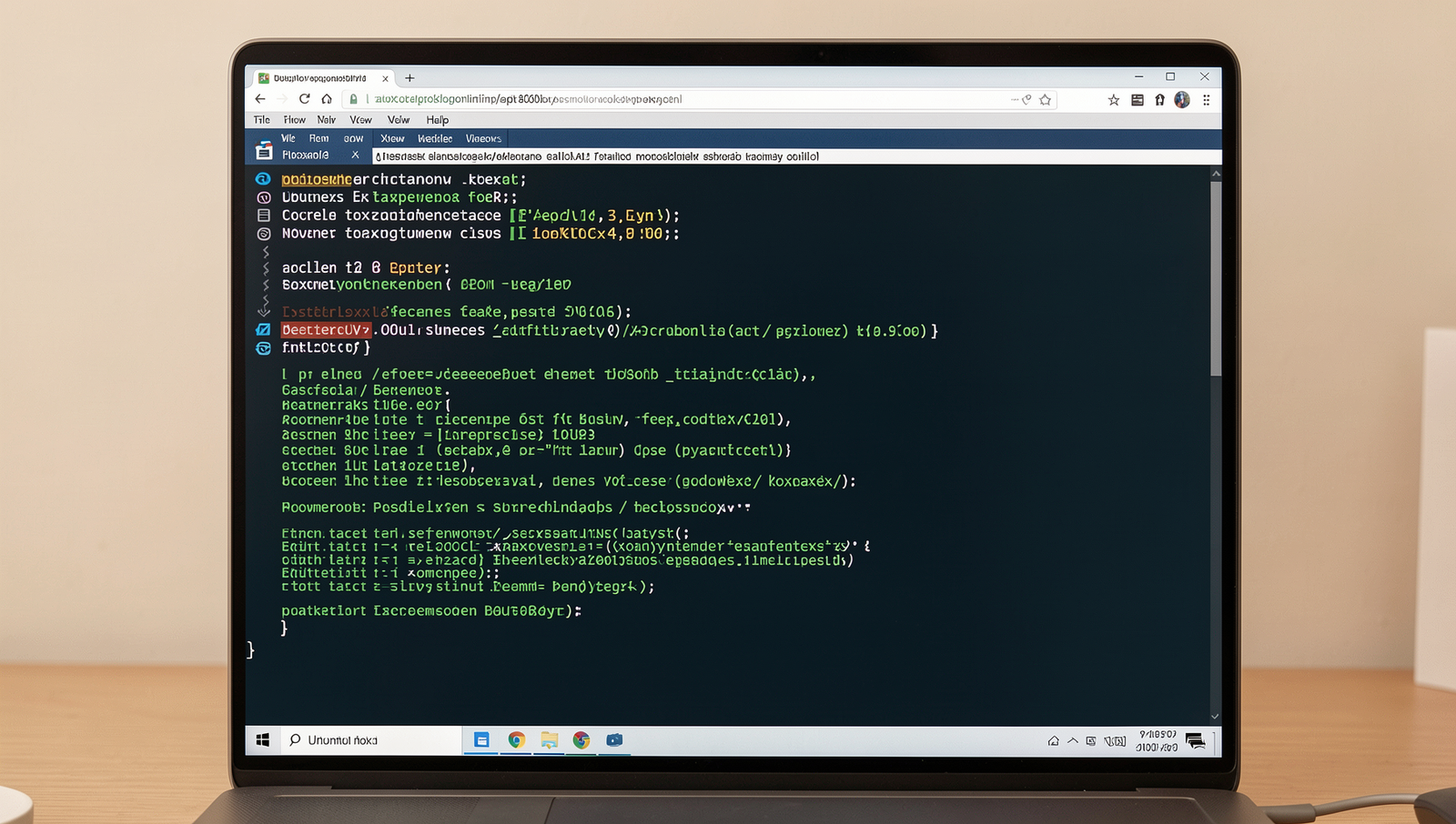 Installation step of Proxmox on a Linux desktop with realistic terminal UI.