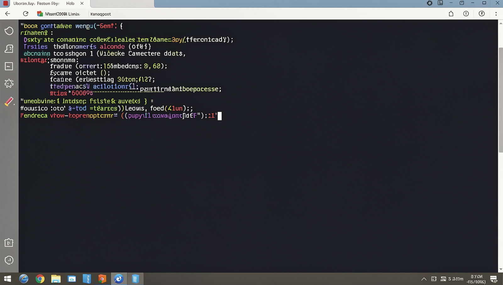 Realistic computer screen displaying Docker container management commands in a terminal.
