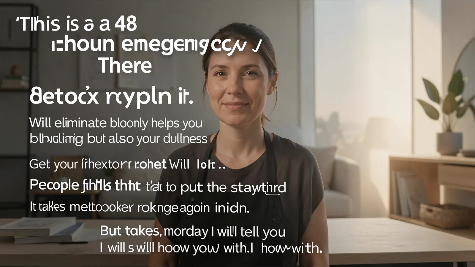 This is a 48 hour emergency There — illustrative visual for this section