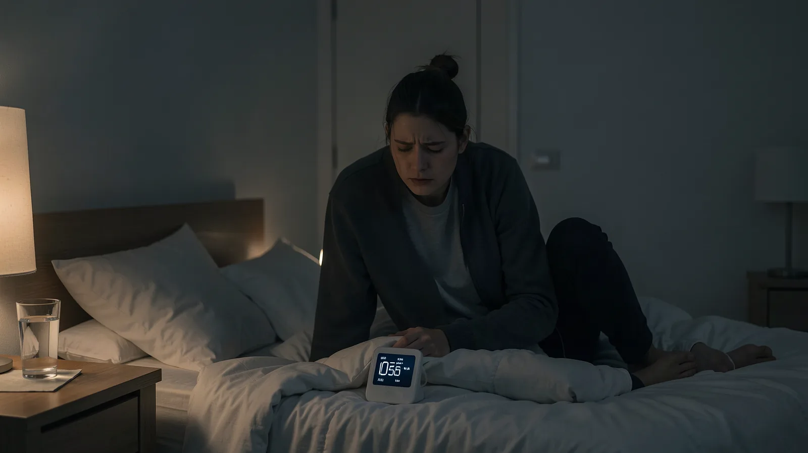 If your sleep is interrupted again and — illustrative visual for this section