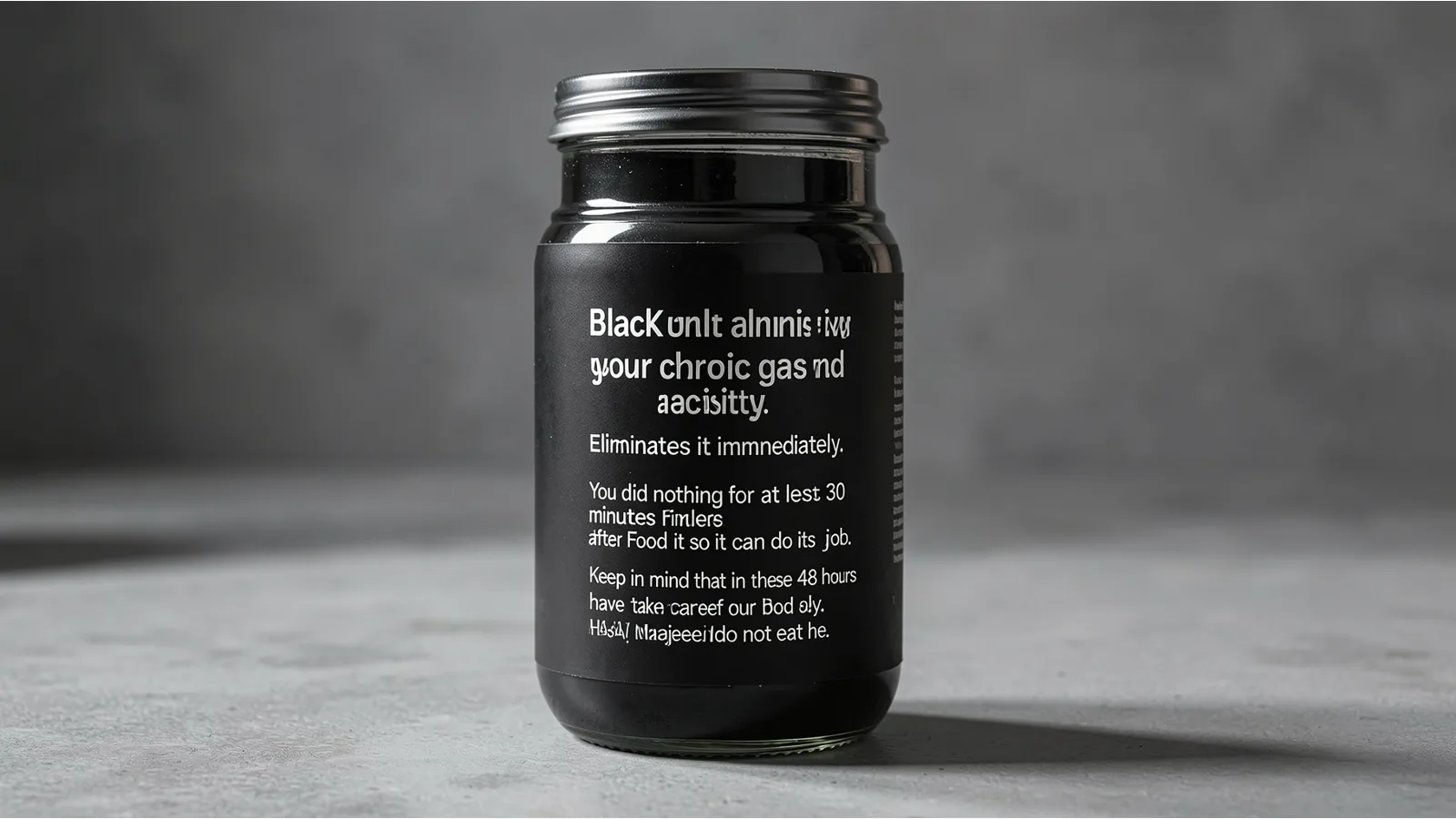 Black salt is your chronic gas and — illustrative visual for this section