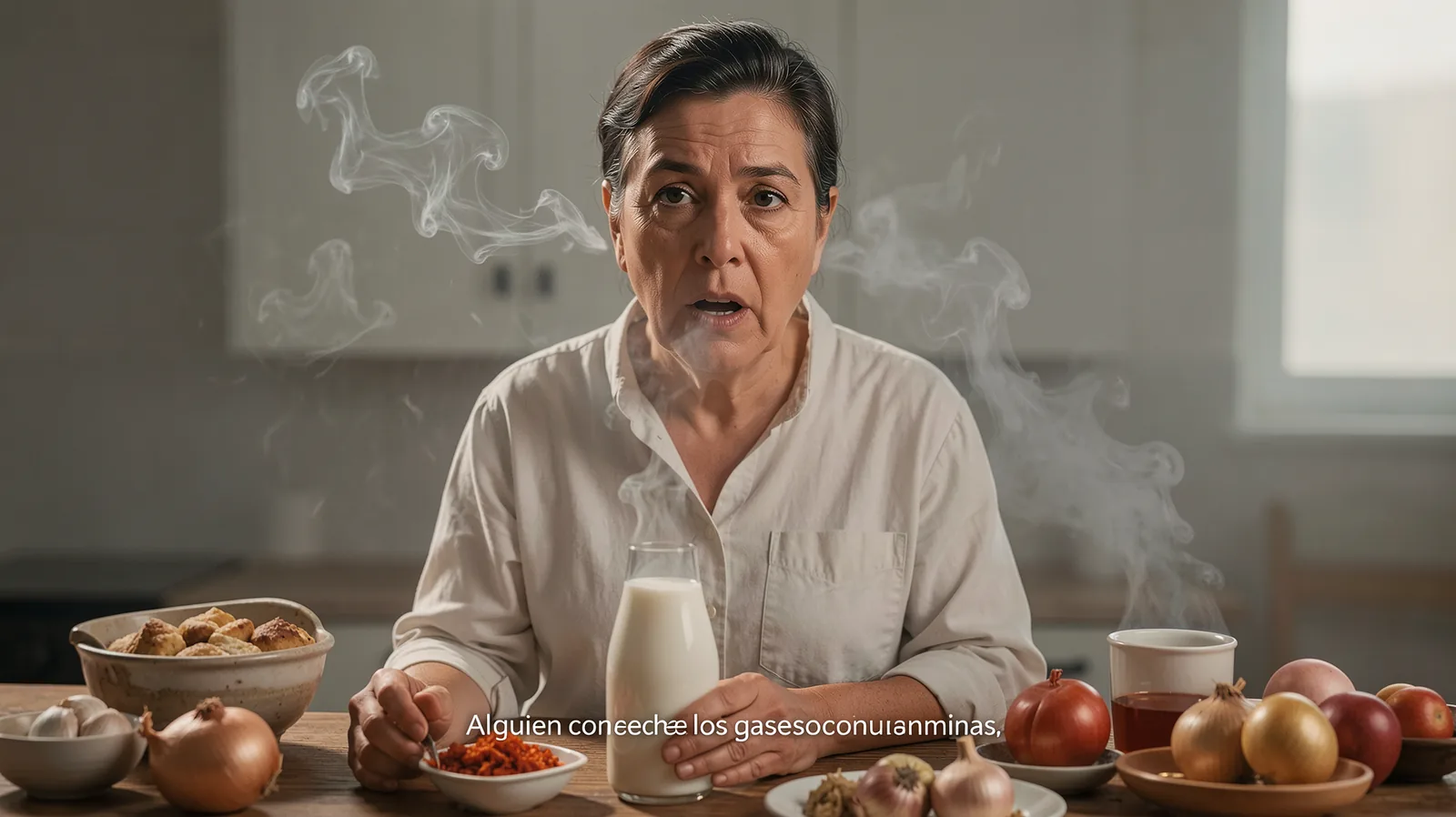 Alguien con leche los gases ocurren, algunas — illustrative visual for this section