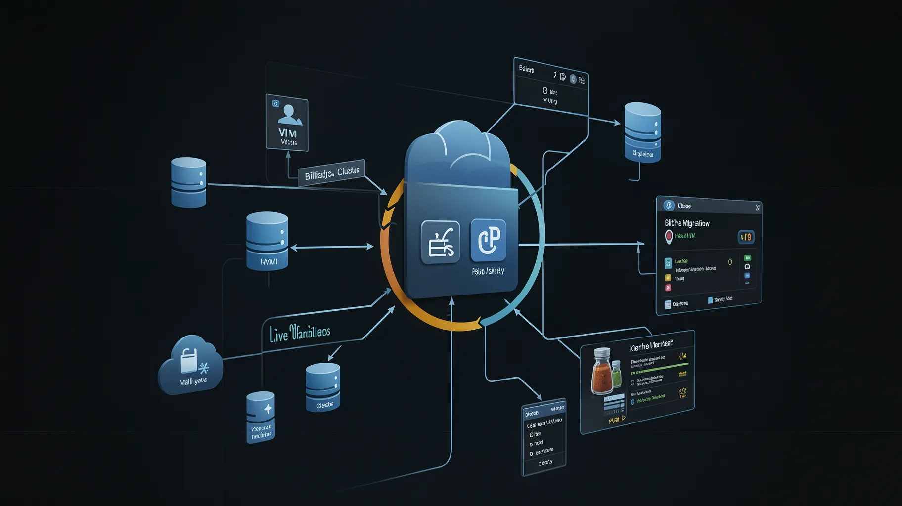 Cluster Allows Live Migration Virtual Machines