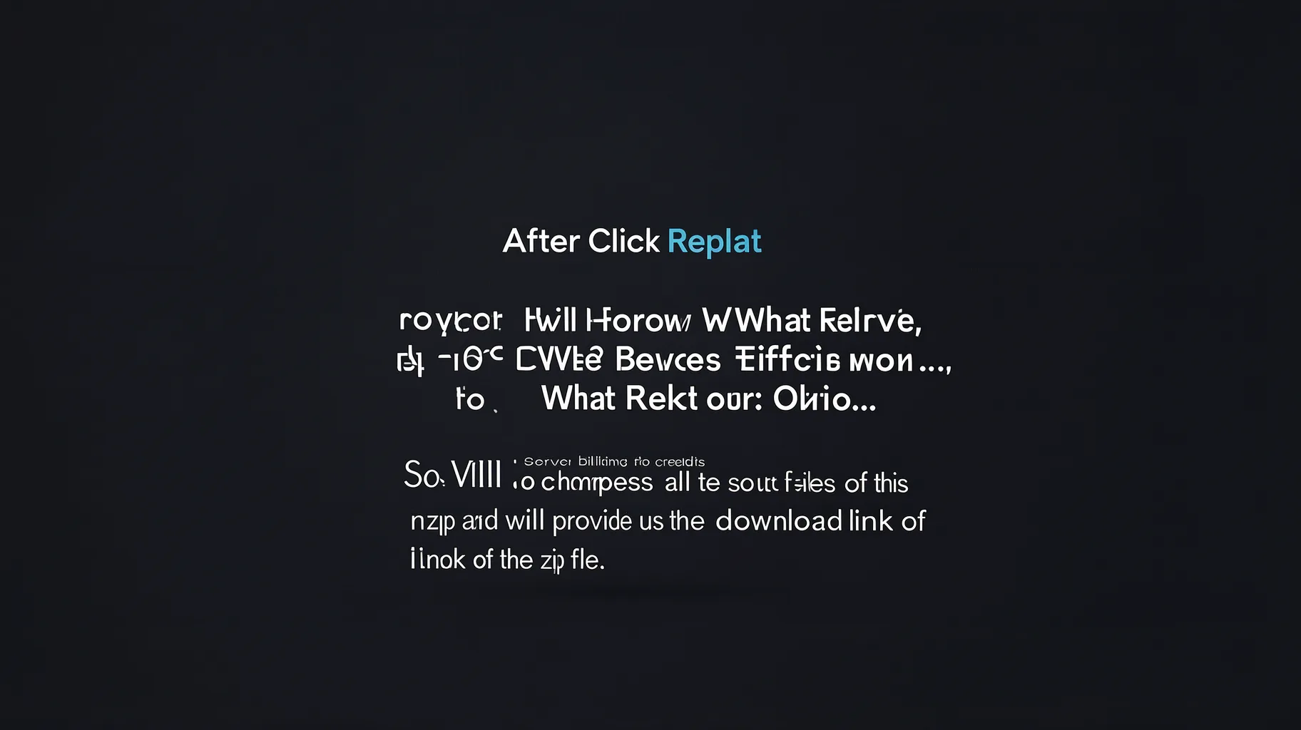 After Click Arrow What Replat