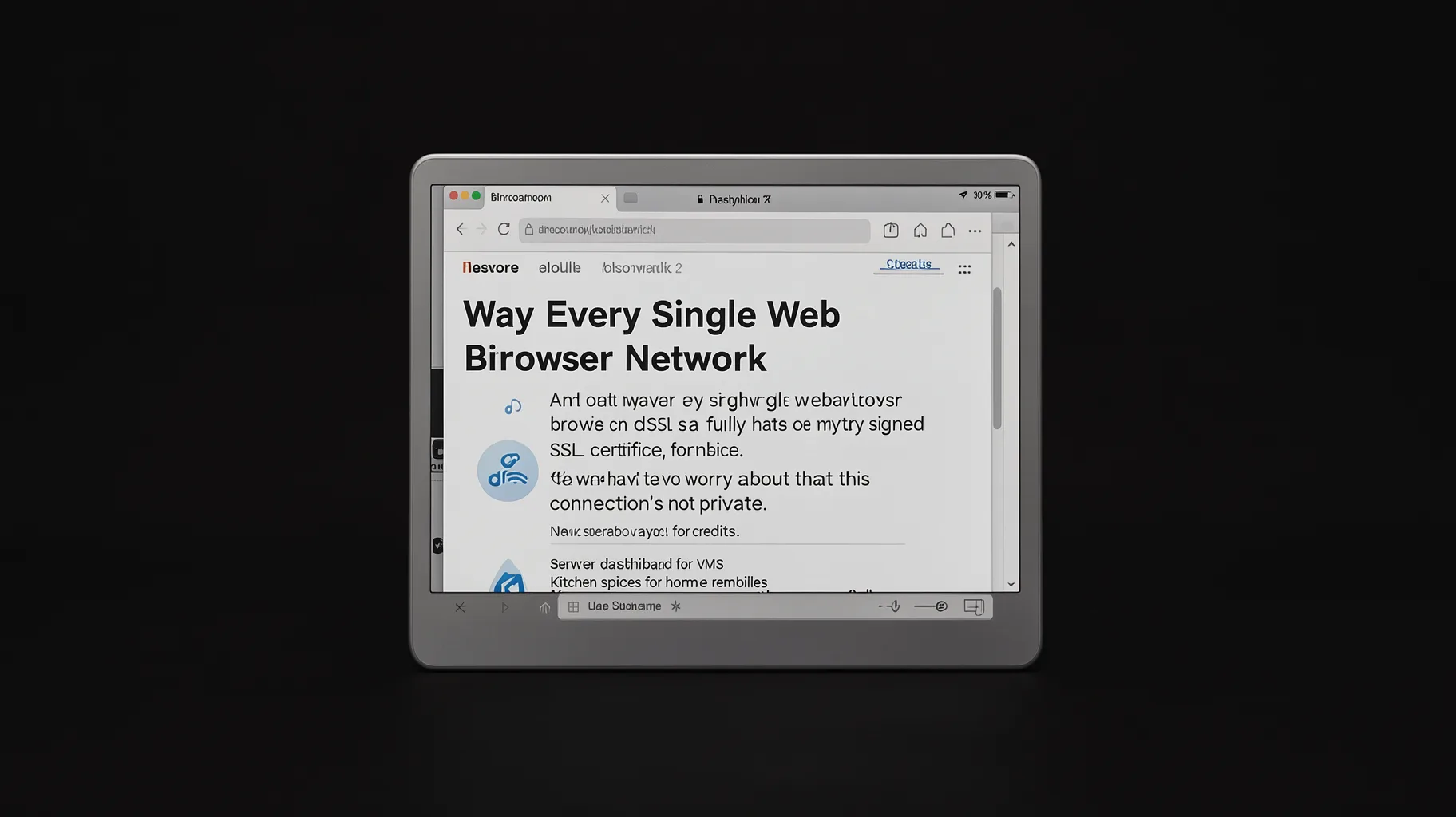 Way Every Single Web Browser Network