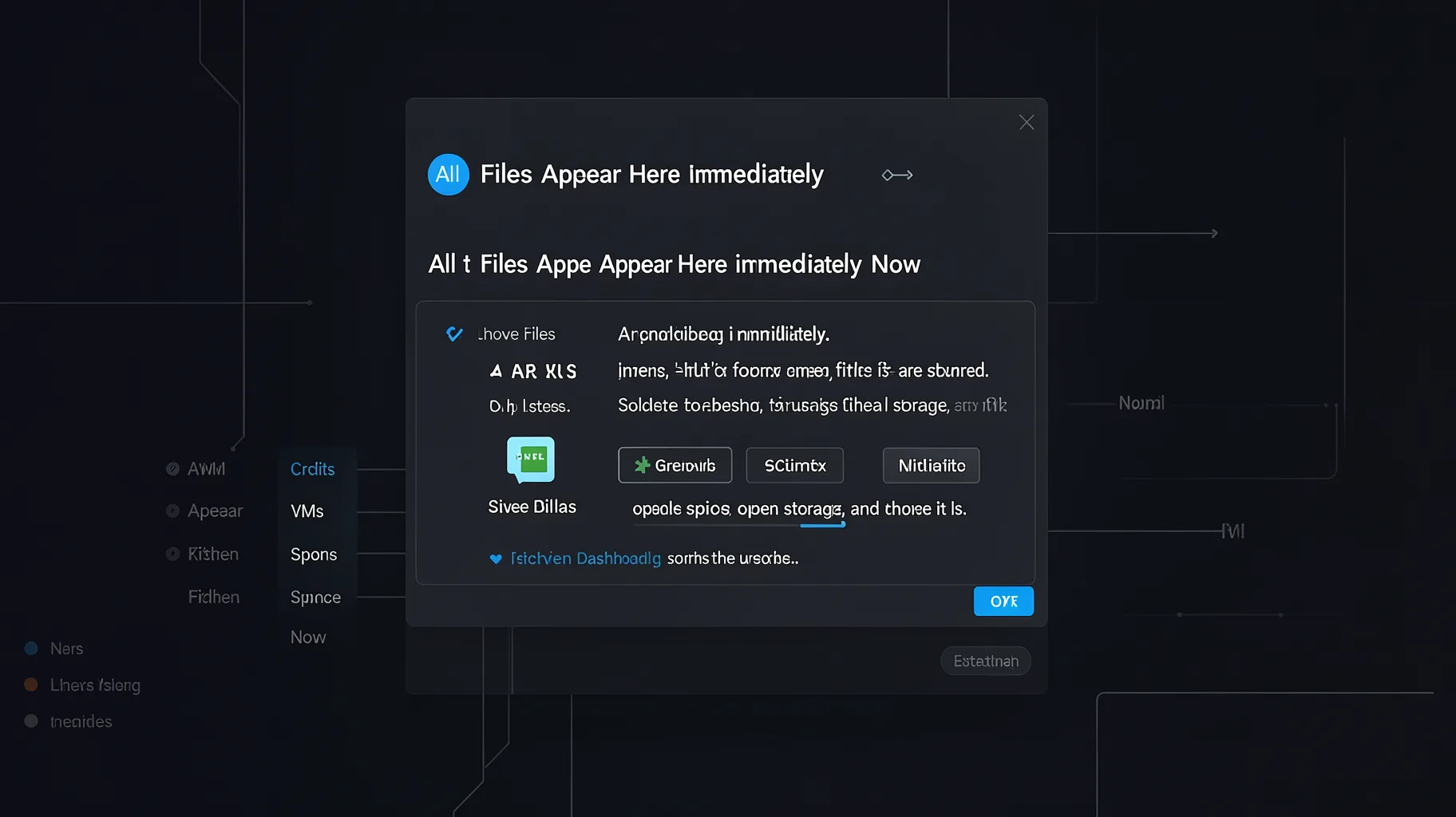 All Files Appear Here Immediately Now
