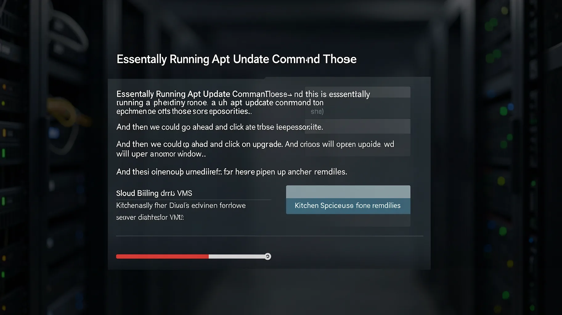 Essentially Running Apt Update Command Those