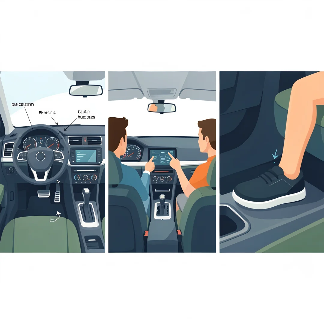 Step 1: Illustration for step: Understand the fundamentals related to How to learn car driving, professional