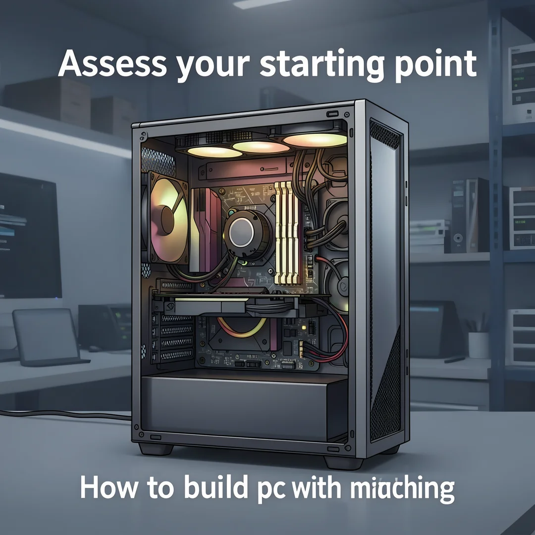 Step 2: Illustration for step: Assess your starting point related to How to build pc with matching parts, pr