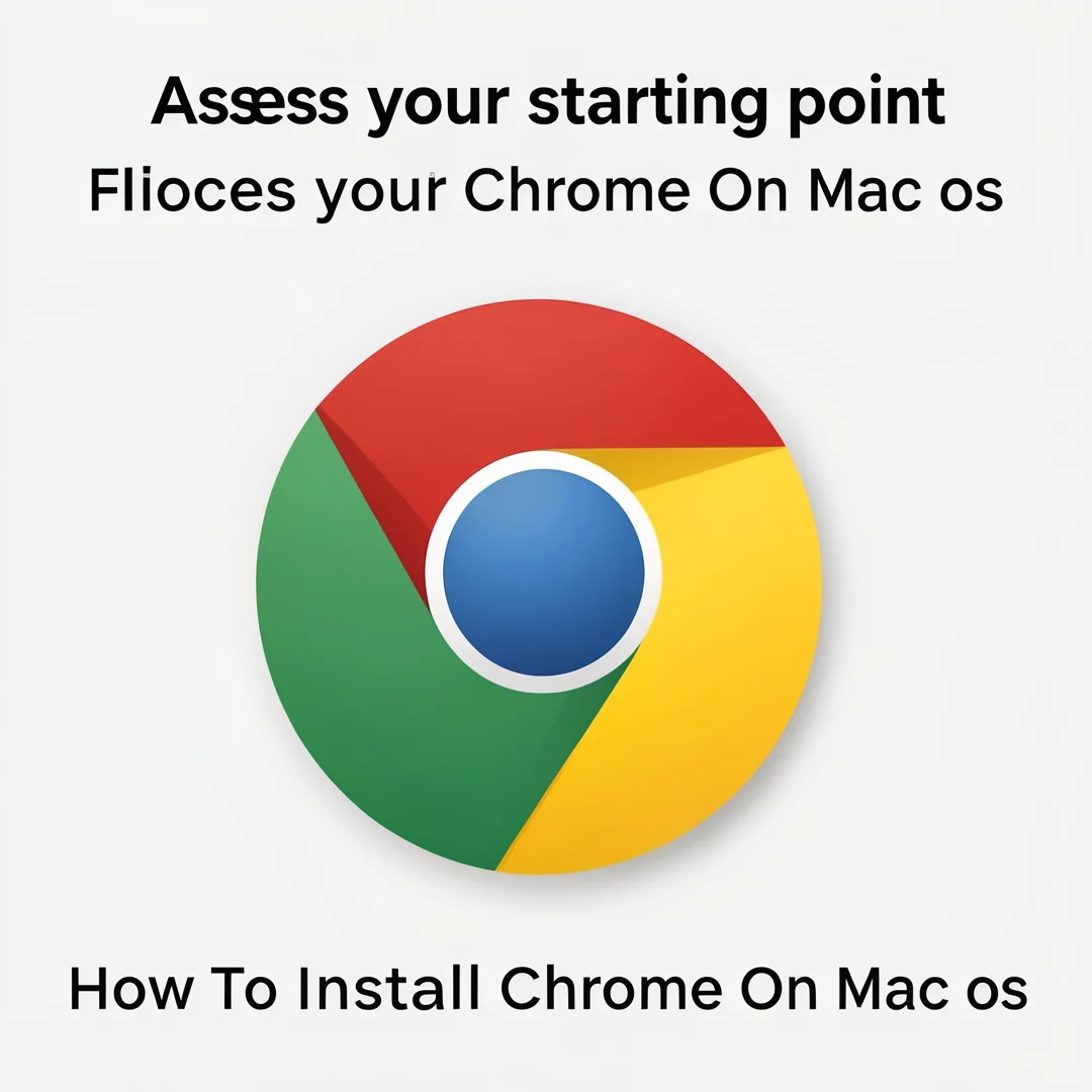 Step 2: Illustration for step: Assess your starting point related to How To Install Chrome On Mac os, profes