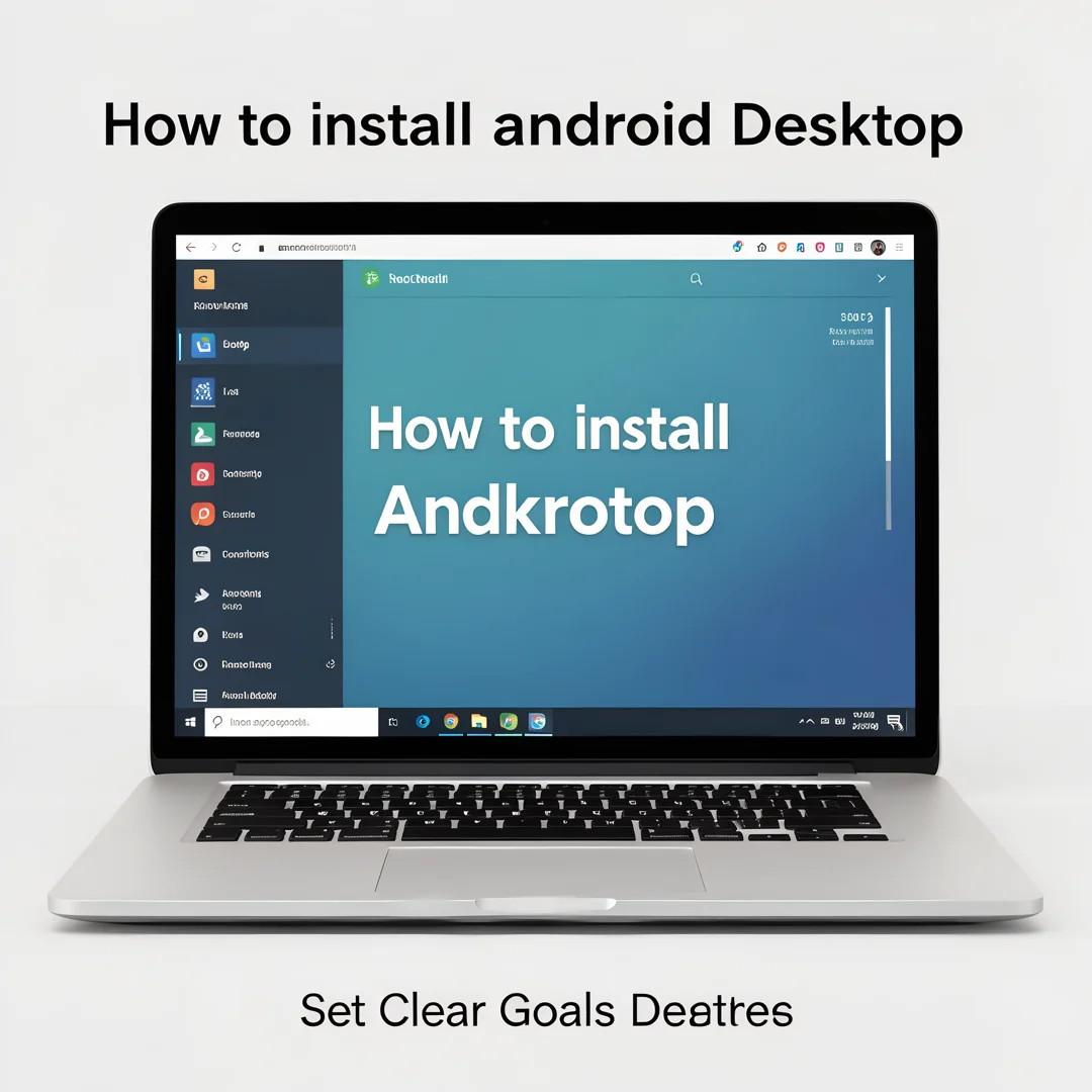 Step 3: Illustration for step: Set clear goals related to How to install android desktop, professional educa