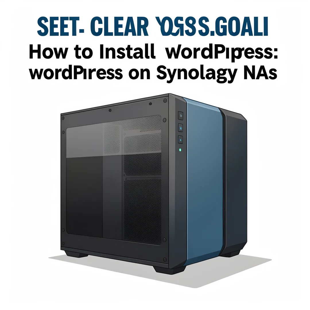 Step 3: Illustration for step: Set clear goals related to How to install wordpress on synology nas, professi