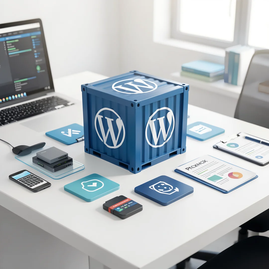Step 4: Illustration for step: Gather necessary resources related to How to install wordpress container on p
