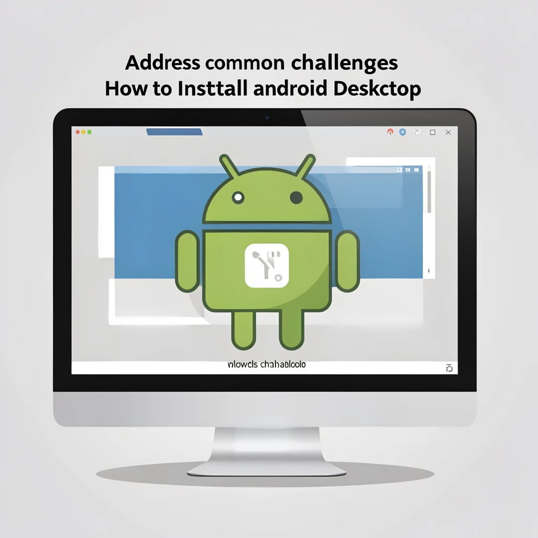 Step 7: Illustration for step: Address common challenges related to How to install android desktop, professi