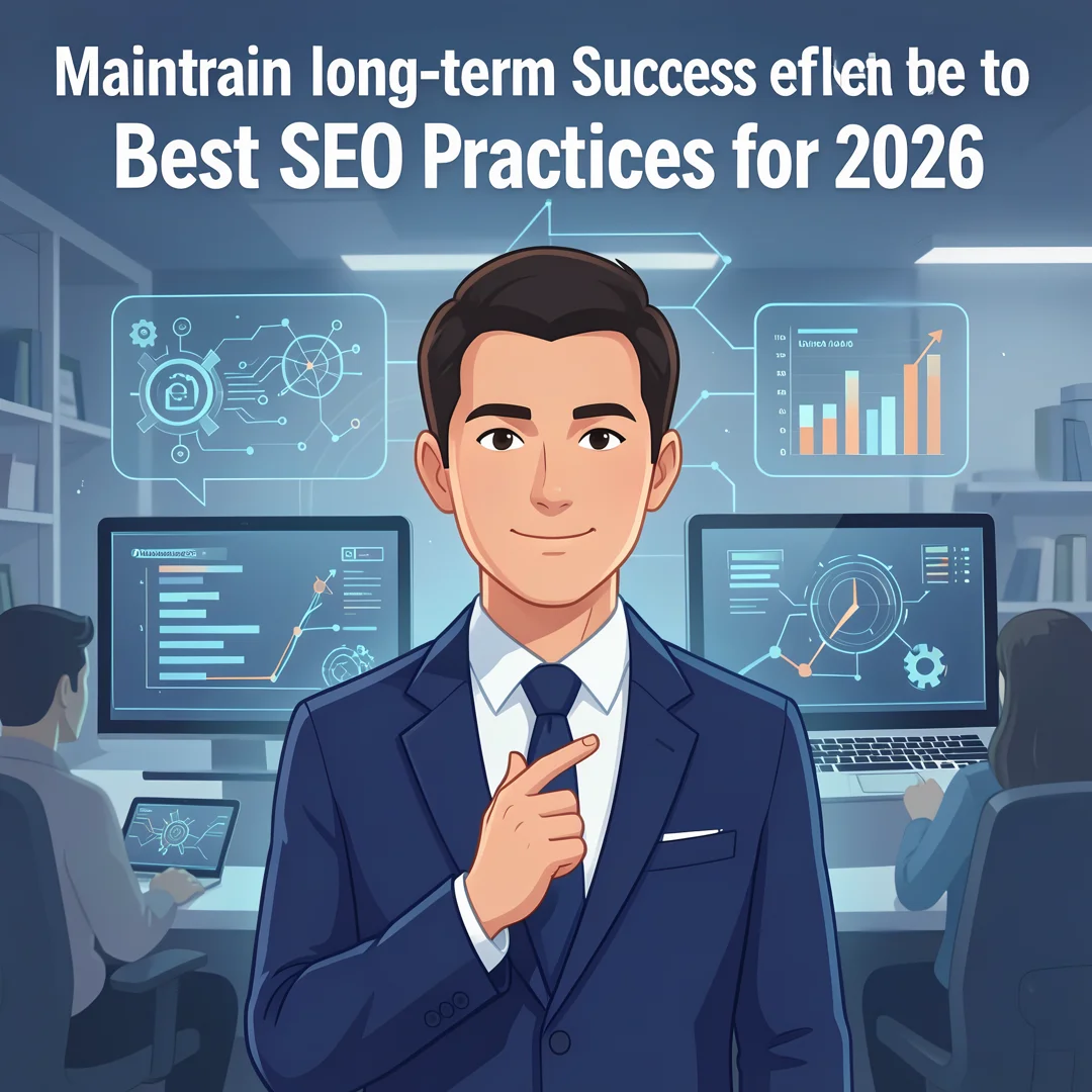 Step 8: Illustration for step: Maintain long-term success related to Best SEO Practices for 2026, profession