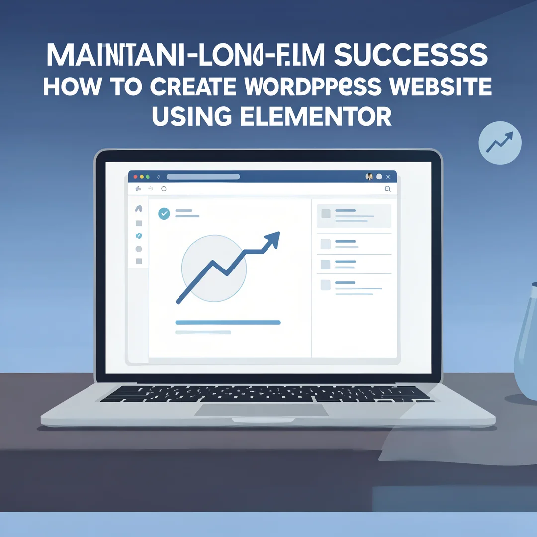 Step 8: Illustration for step: Maintain long-term success related to How To Create WordPress Website using e