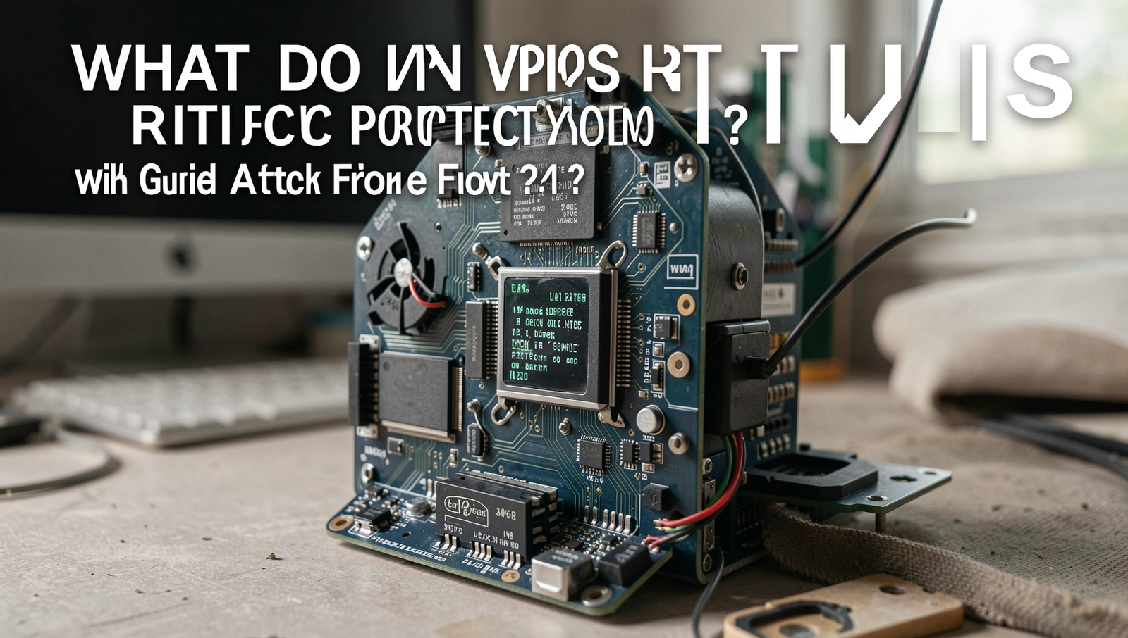 A professional editorial photo illustrating VPN protection in a modern digital environment.
