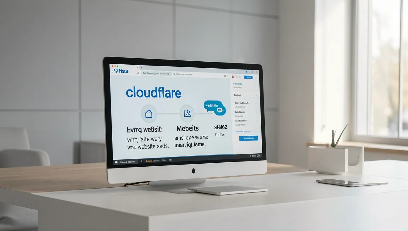 Visual overview of What is Cloudflare and Why Every Website Needs It? Overview.