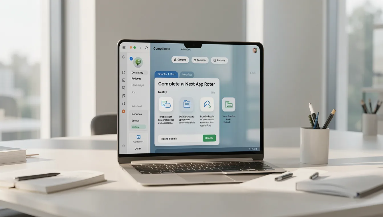 Visual overview of Complete Guide to Next.js 16 App Router Overview.