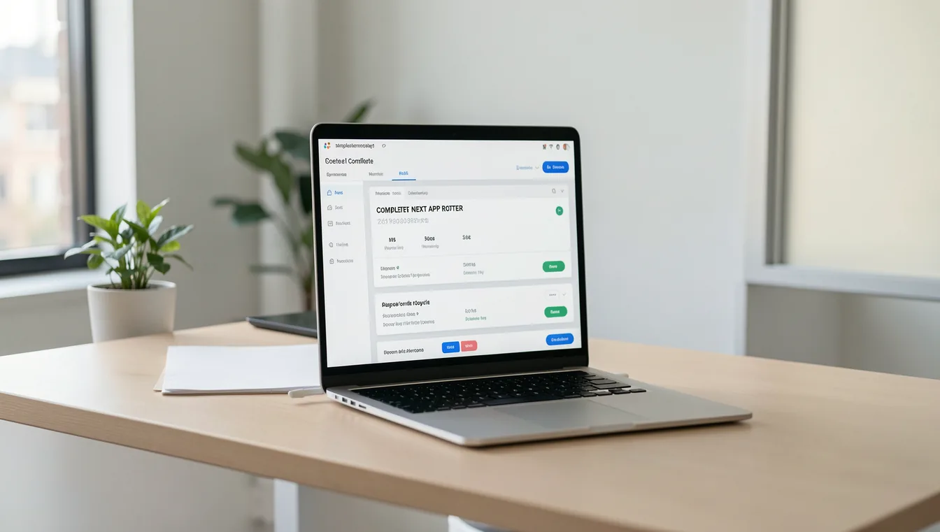 Visual overview of Best Practices for Using Next.js 16 App Router.