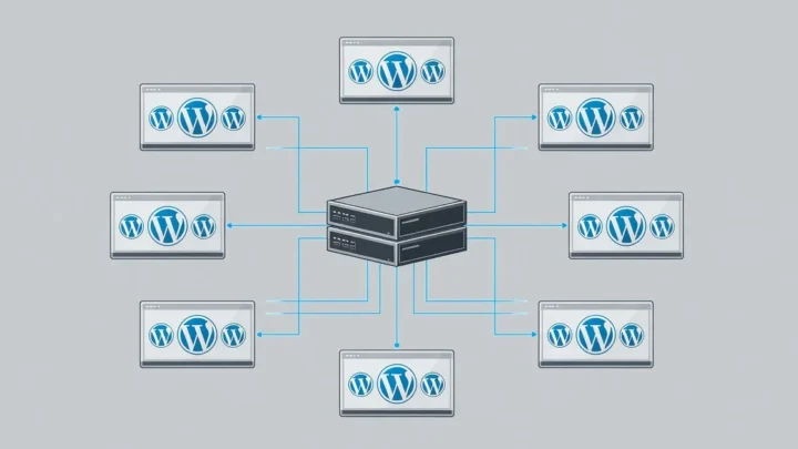 Featured image: Professional featured image for: How to run multi wordpress on proxmox. Clean editorial illustration