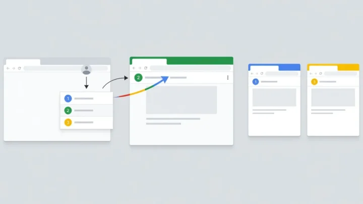Featured image: Professional featured image for: How to use google chrome multi profiles. Clean editorial illustrati