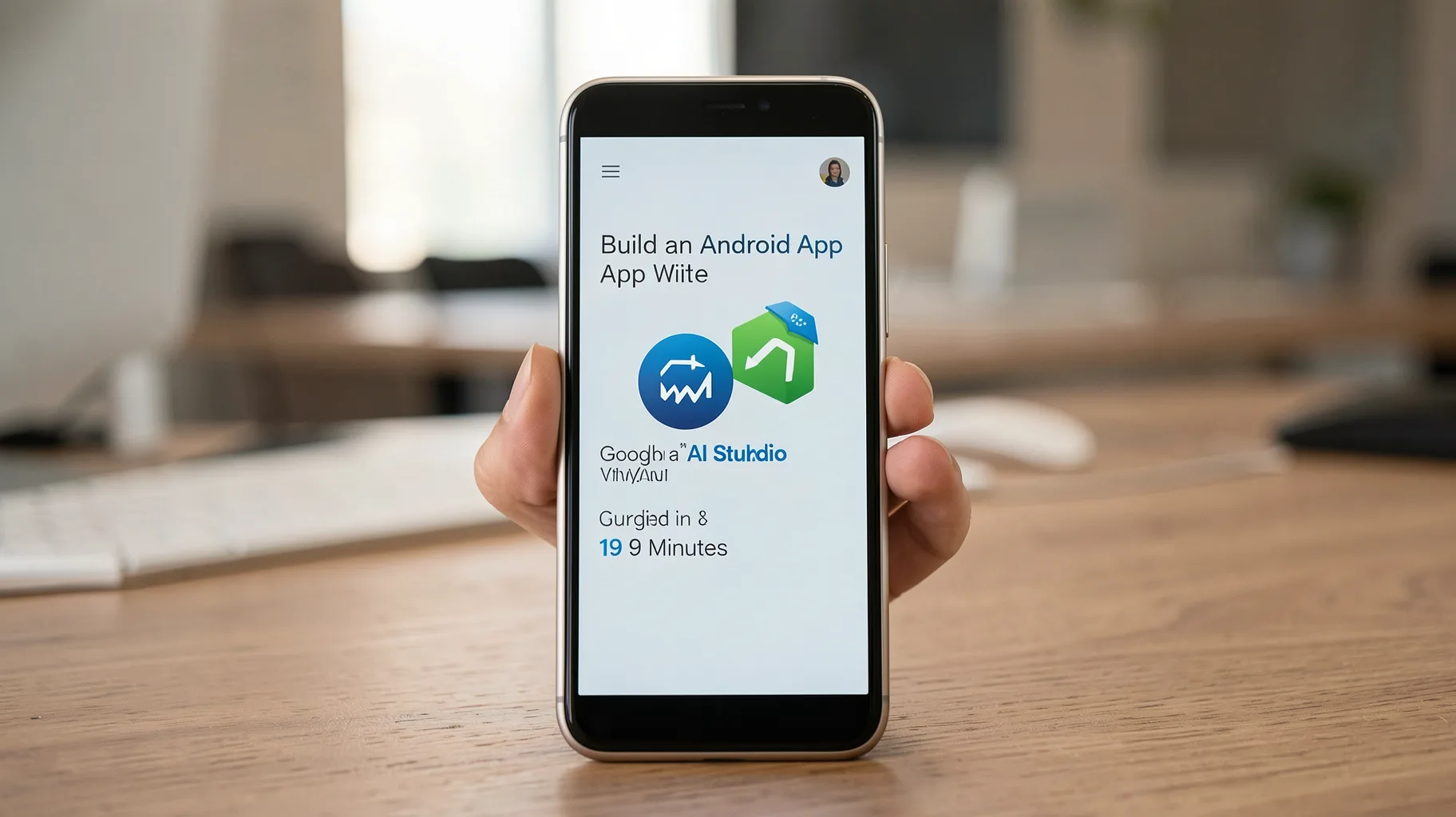 Build an Android App With Google AI Studio in 19 Minutes — visual for now