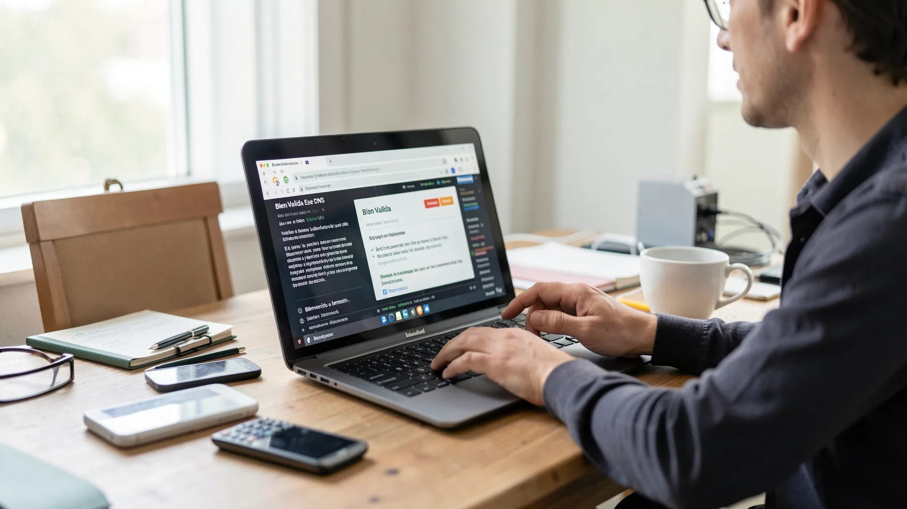Bien Valida Ese DNS — visual for que