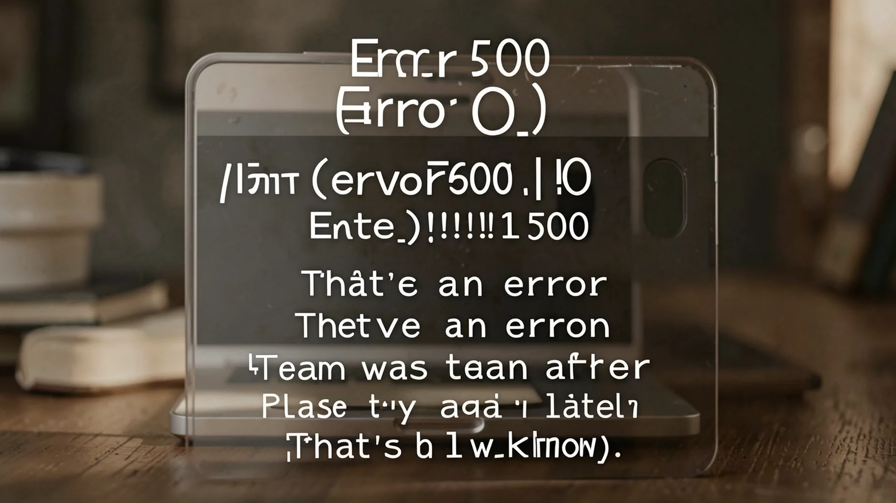 Error 500 (Server Error)!!1500.That’s an error.There was an error — visual for error