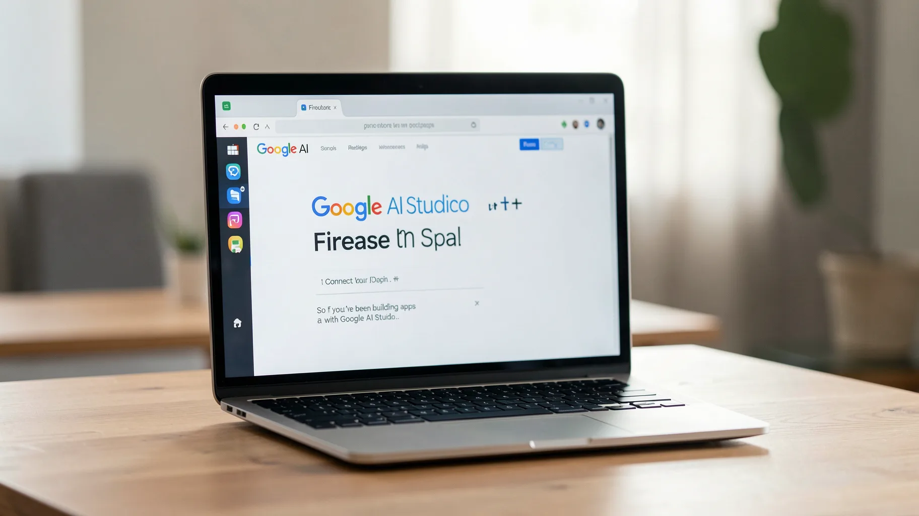 So, if you've been building apps with Google AI Studio… — visual for firebase