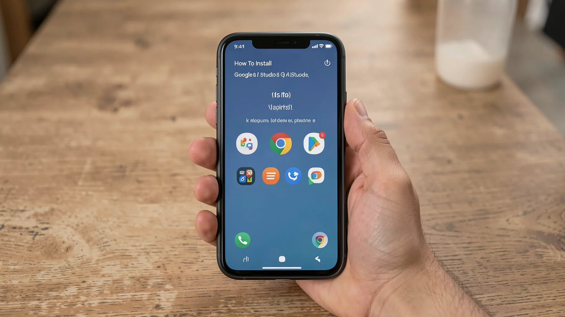 My phone already has developer options enabled, but if yours… — visual for phone