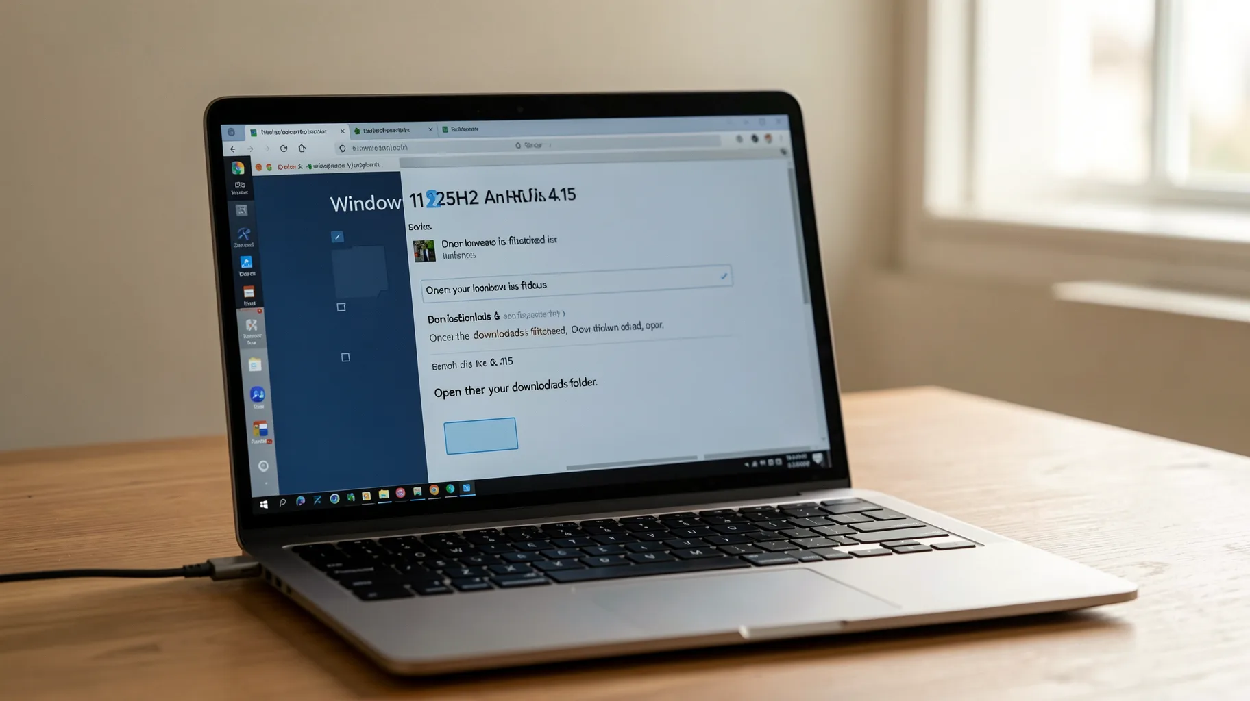 Once the download is finished, open your downloads folder — visual for windows