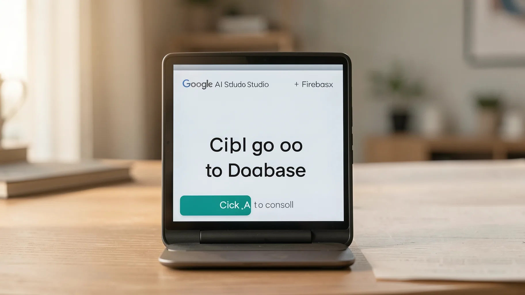 Click go to console — visual for firebase