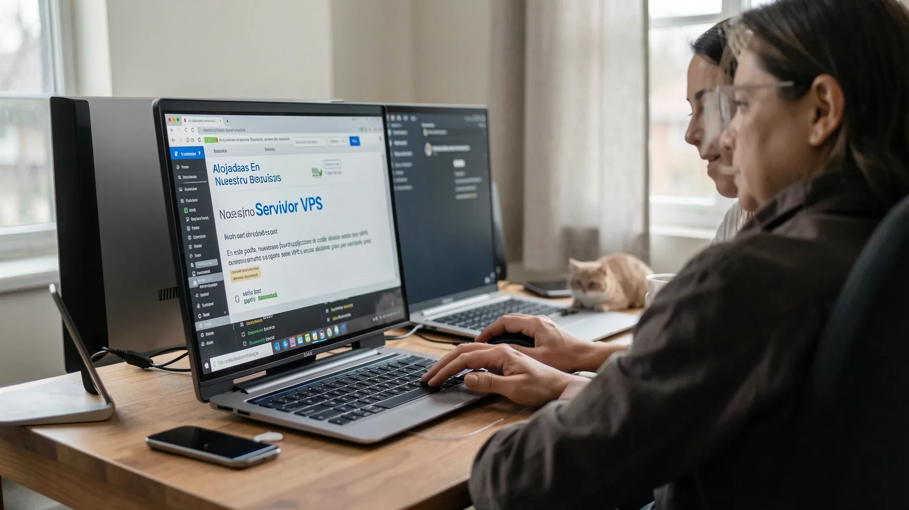 Alojadas En Nuestro Servidor VPS — visual for que