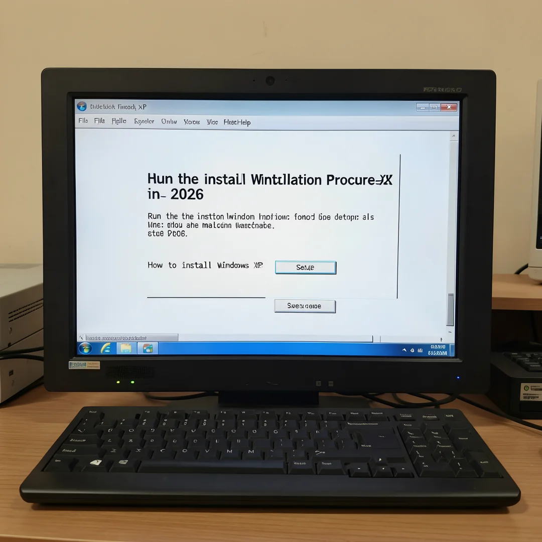 Step 4: Technical tutorial screenshot: Run the main installation procedure for How to install windows xp in