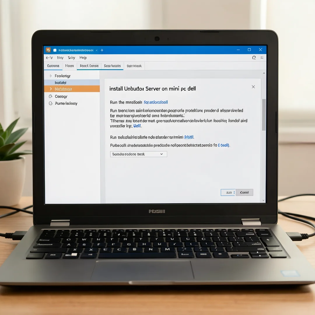 Step 4: Technical tutorial screenshot: Run the main installation procedure for install ubuntu server on mini