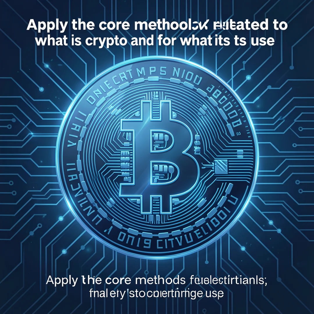 Step 5: Illustration for step: Apply the core methods related to what is crypto and for what its use, profes