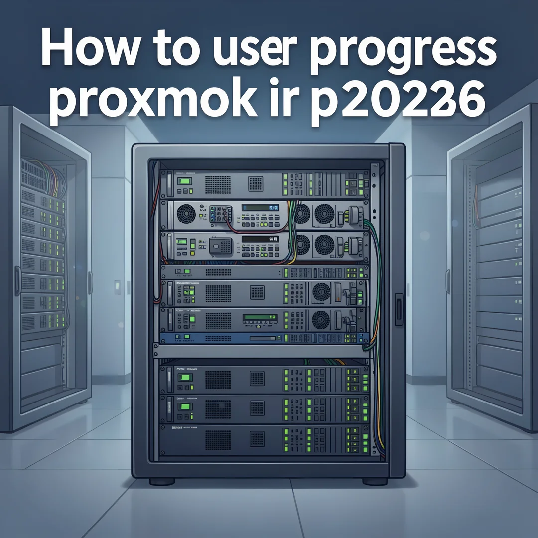 Step 6: Illustration for step: Monitor your progress related to How to use proxmox in 2026, professional edu