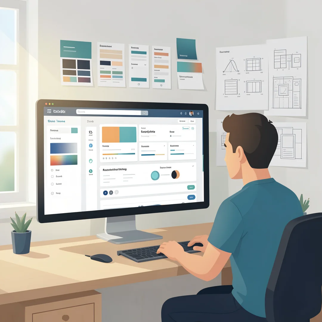 Step 8: Illustration for step: Maintain long-term success related to what is ui and a theme, professional ed