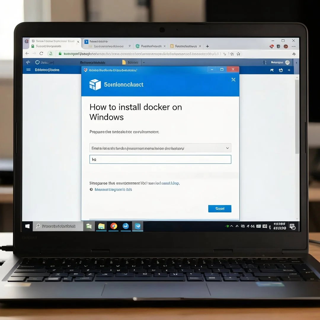 Step 2: Technical tutorial screenshot: Prepare the environment for How to install docker on windows, compute